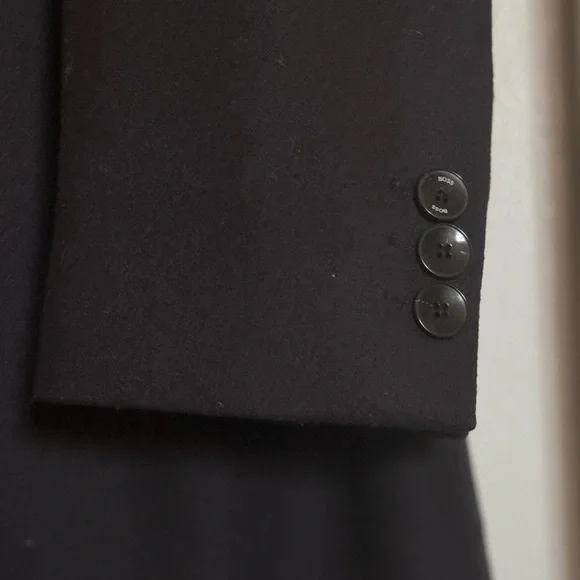 Hugo Boss "Wool-Bend Coat With Full Lining" for Men